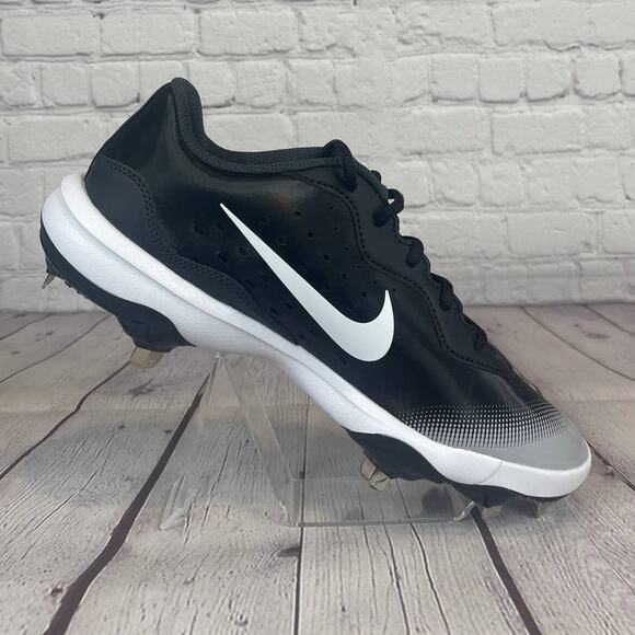 Nike Alpha Huarache Varsity 4 Low Baseball Metal Cleats Mens Size 7 (DJ6516-010) - Picture 2 of 11